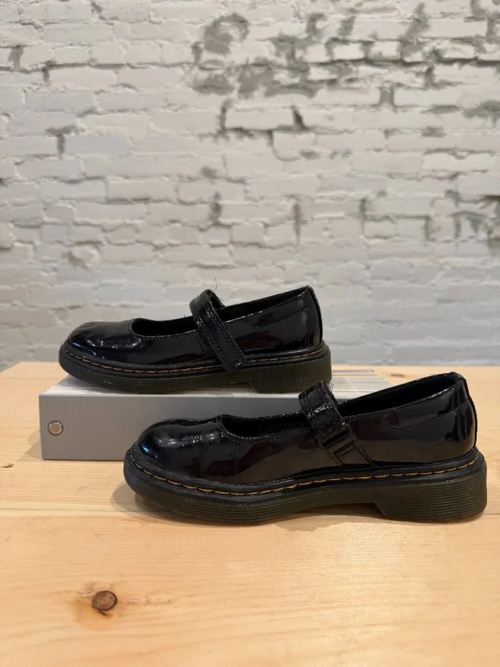 Dr. Martens Maccy Black Patent Mary Janes Size 13